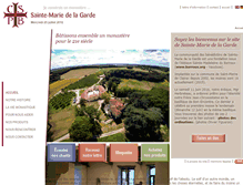 Tablet Screenshot of la-garde.org